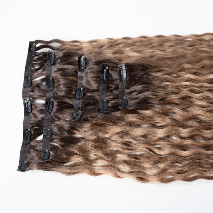 Clove Textured Seamless Clip-in Extensions