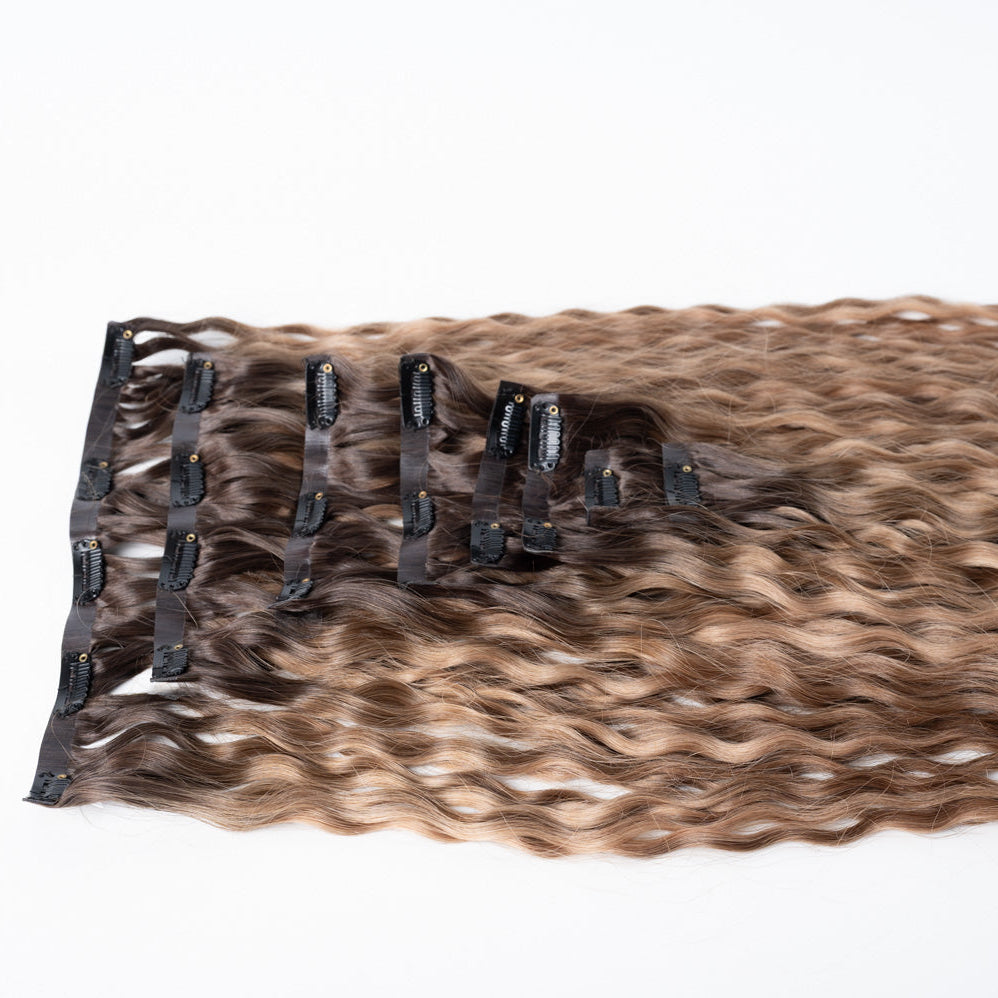 Clove Textured Seamless Clip-in Extensions